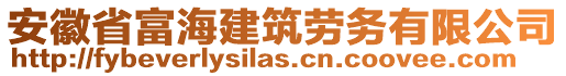 安徽省富海建筑勞務(wù)有限公司