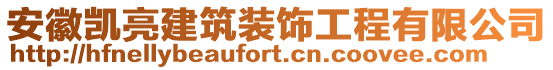 安徽凱亮建筑裝飾工程有限公司