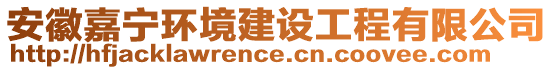 安徽嘉寧環(huán)境建設(shè)工程有限公司