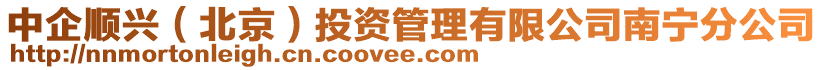 中企順興（北京）投資管理有限公司南寧分公司