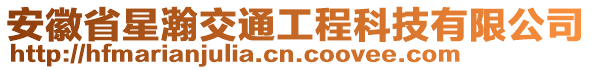 安徽省星瀚交通工程科技有限公司