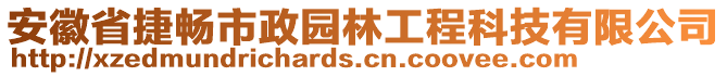 安徽省捷暢市政園林工程科技有限公司