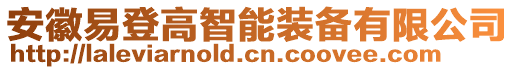 安徽易登高智能裝備有限公司