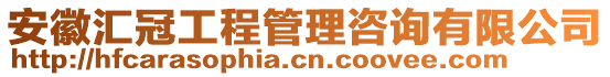 安徽匯冠工程管理咨詢有限公司