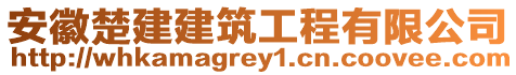 安徽楚建建筑工程有限公司