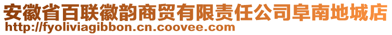 安徽省百聯徽韻商貿有限責任公司阜南地城店