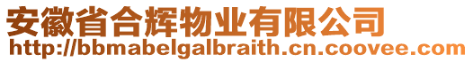 安徽省合輝物業有限公司