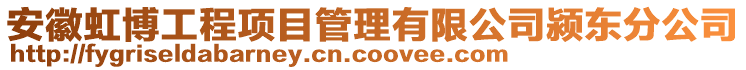 安徽虹博工程項目管理有限公司潁東分公司