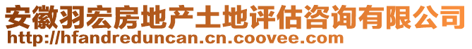 安徽羽宏房地產(chǎn)土地評(píng)估咨詢有限公司