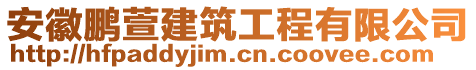 安徽鵬萱建筑工程有限公司