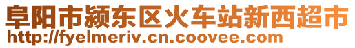 阜阳市颍东区火车站新西超市