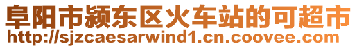 阜陽市潁東區(qū)火車站的可超市