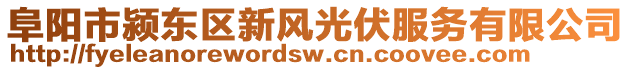 阜陽市潁東區(qū)新風光伏服務(wù)有限公司