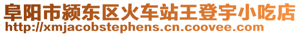 阜陽市潁東區(qū)火車站王登宇小吃店