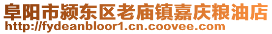 阜阳市颍东区老庙镇嘉庆粮油店