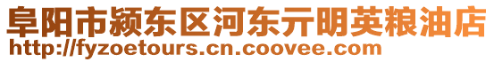 阜阳市颍东区河东亓明英粮油店