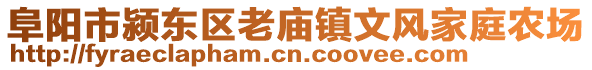 阜陽市潁東區(qū)老廟鎮(zhèn)文風家庭農(nóng)場