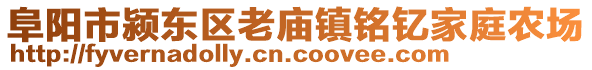 阜陽市潁東區(qū)老廟鎮(zhèn)銘釔家庭農(nóng)場