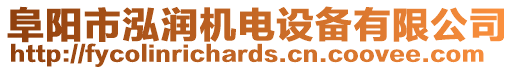 阜陽(yáng)市泓潤(rùn)機(jī)電設(shè)備有限公司