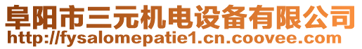 阜陽市三元機電設(shè)備有限公司