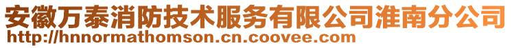 安徽萬泰消防技術(shù)服務(wù)有限公司淮南分公司