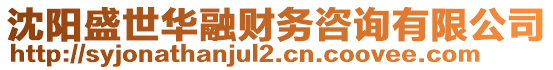 沈陽盛世華融財務咨詢有限公司