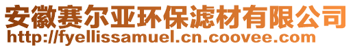 安徽賽爾亞環(huán)保濾材有限公司