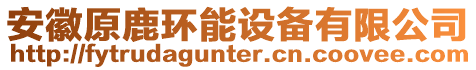 安徽原鹿環(huán)能設(shè)備有限公司