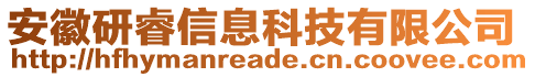 安徽研睿信息科技有限公司