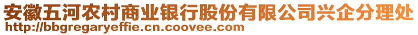 安徽五河農(nóng)村商業(yè)銀行股份有限公司興企分理處