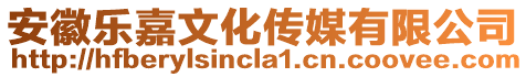 安徽樂嘉文化傳媒有限公司