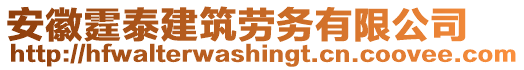 安徽霆泰建筑劳务有限公司