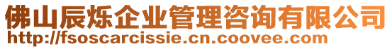 佛山辰爍企業(yè)管理咨詢有限公司