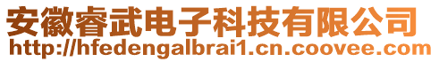 安徽睿武電子科技有限公司