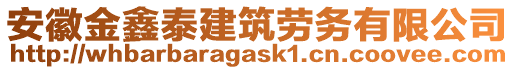 安徽金鑫泰建筑劳务有限公司