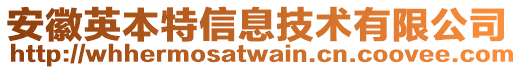 安徽英本特信息技术有限公司