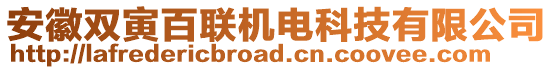 安徽雙寅百聯(lián)機(jī)電科技有限公司