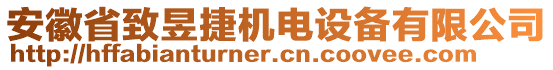 安徽省致昱捷機電設備有限公司