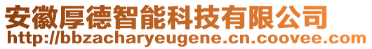 安徽厚德智能科技有限公司