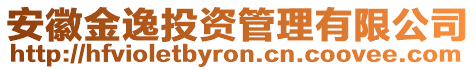 安徽金逸投資管理有限公司