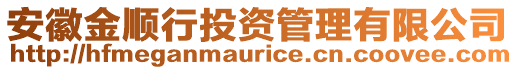 安徽金順行投資管理有限公司