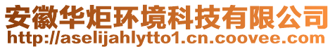 安徽華炬環(huán)境科技有限公司