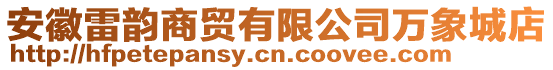 安徽雷韻商貿有限公司萬象城店