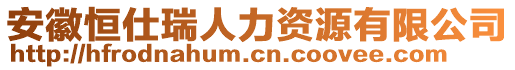 安徽恒仕瑞人力資源有限公司