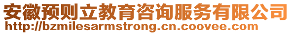 安徽預(yù)則立教育咨詢服務(wù)有限公司