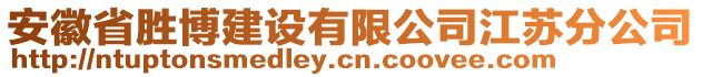 安徽省勝博建設(shè)有限公司江蘇分公司