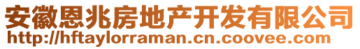 安徽恩兆房地產(chǎn)開發(fā)有限公司