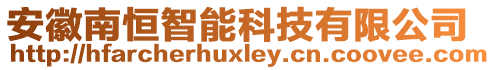 安徽南恒智能科技有限公司