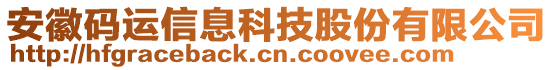 安徽碼運(yùn)信息科技股份有限公司