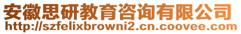 安徽思研教育咨詢有限公司